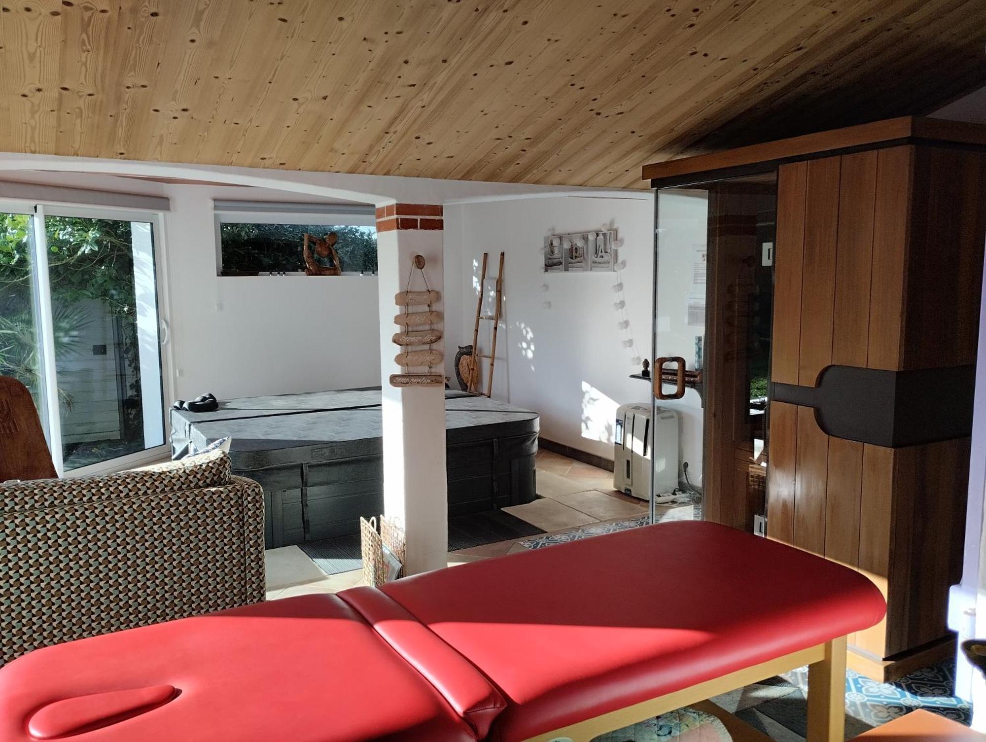 L'Eden Naturiste Spas Challans Szoba fotó